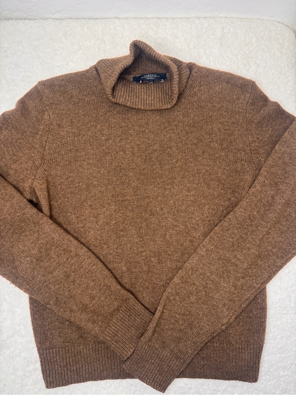 Weekend Max Mara Brown Women's Turtleneck Sweater